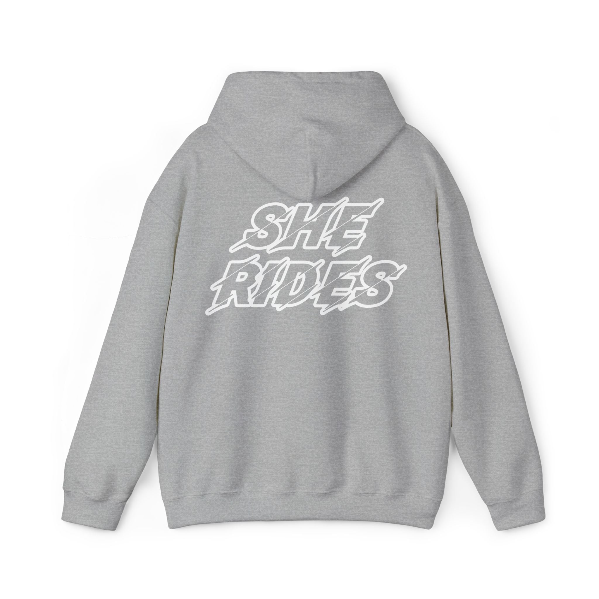 She Rides Original Hoodie Zwart&Wit