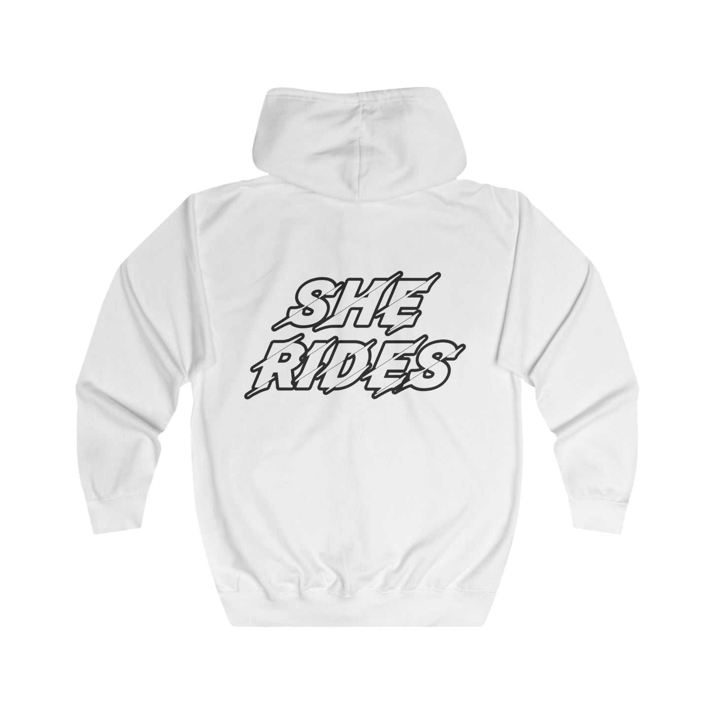 She Rides Original Vest Zwart&Wit//Bikergirl Vest