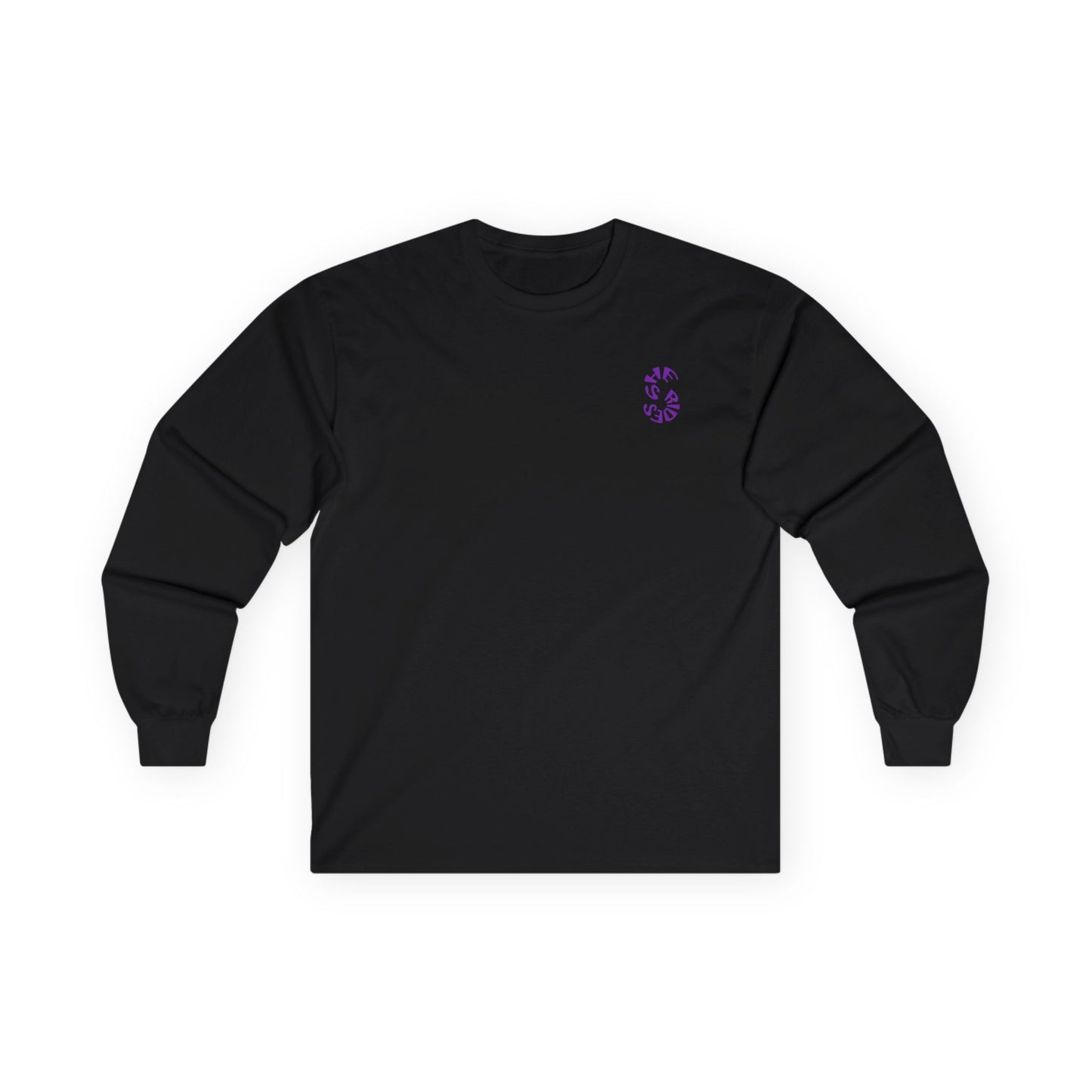 She Rides Long Sleeve Paars//Bikergirl Long Sleeve