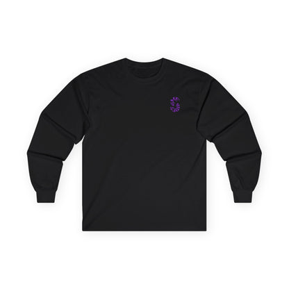 She Rides Long Sleeve Paars//Bikergirl Long Sleeve