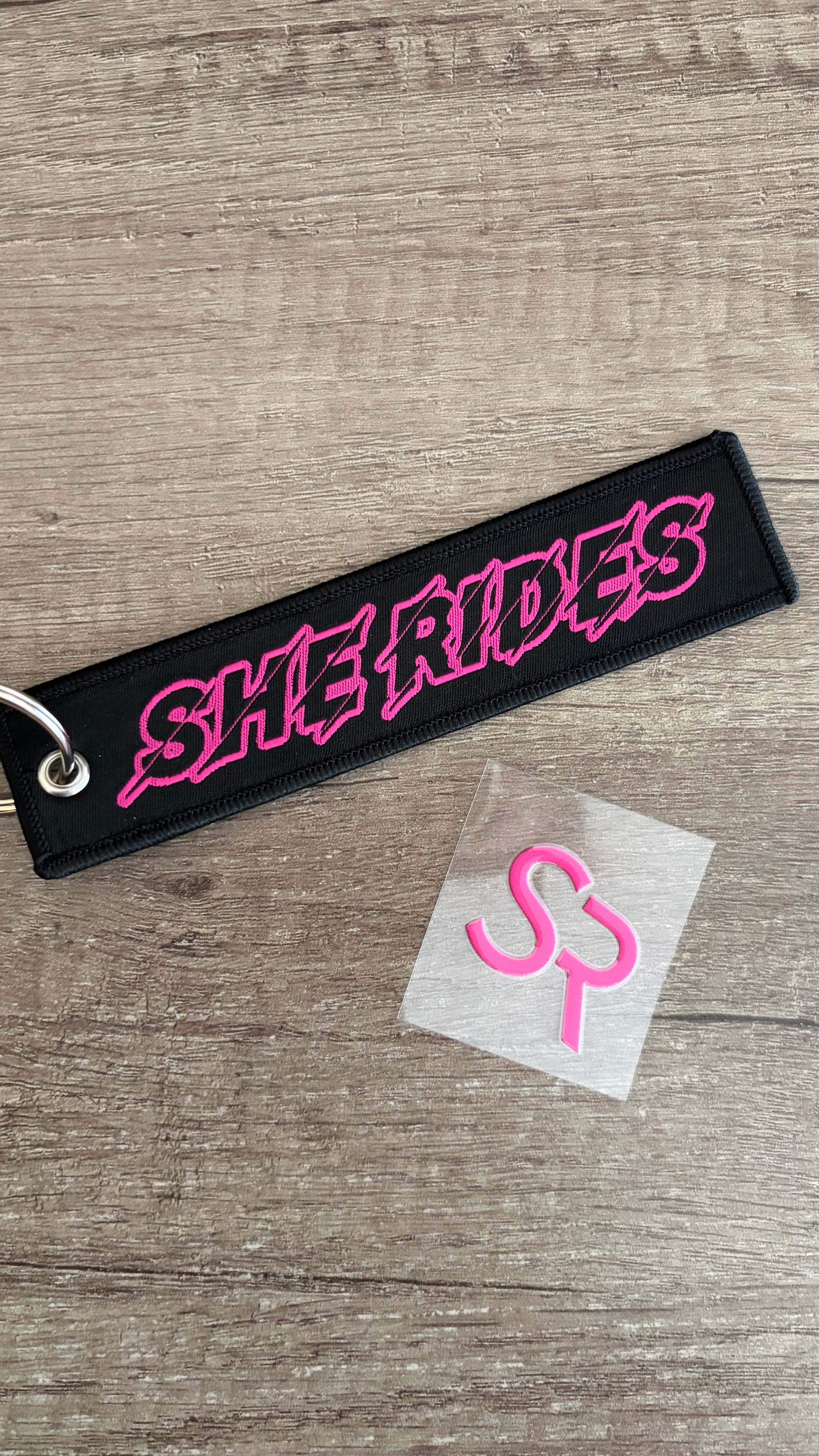 SR Transfer Sticker Roze (incl. Helmet spray)