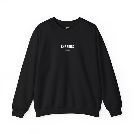 She Rides RideOrDie Sweater//Bikergirl Sweater