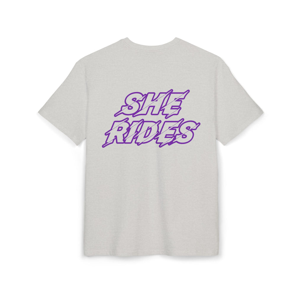 She Rides Oversized T-shirt Paars