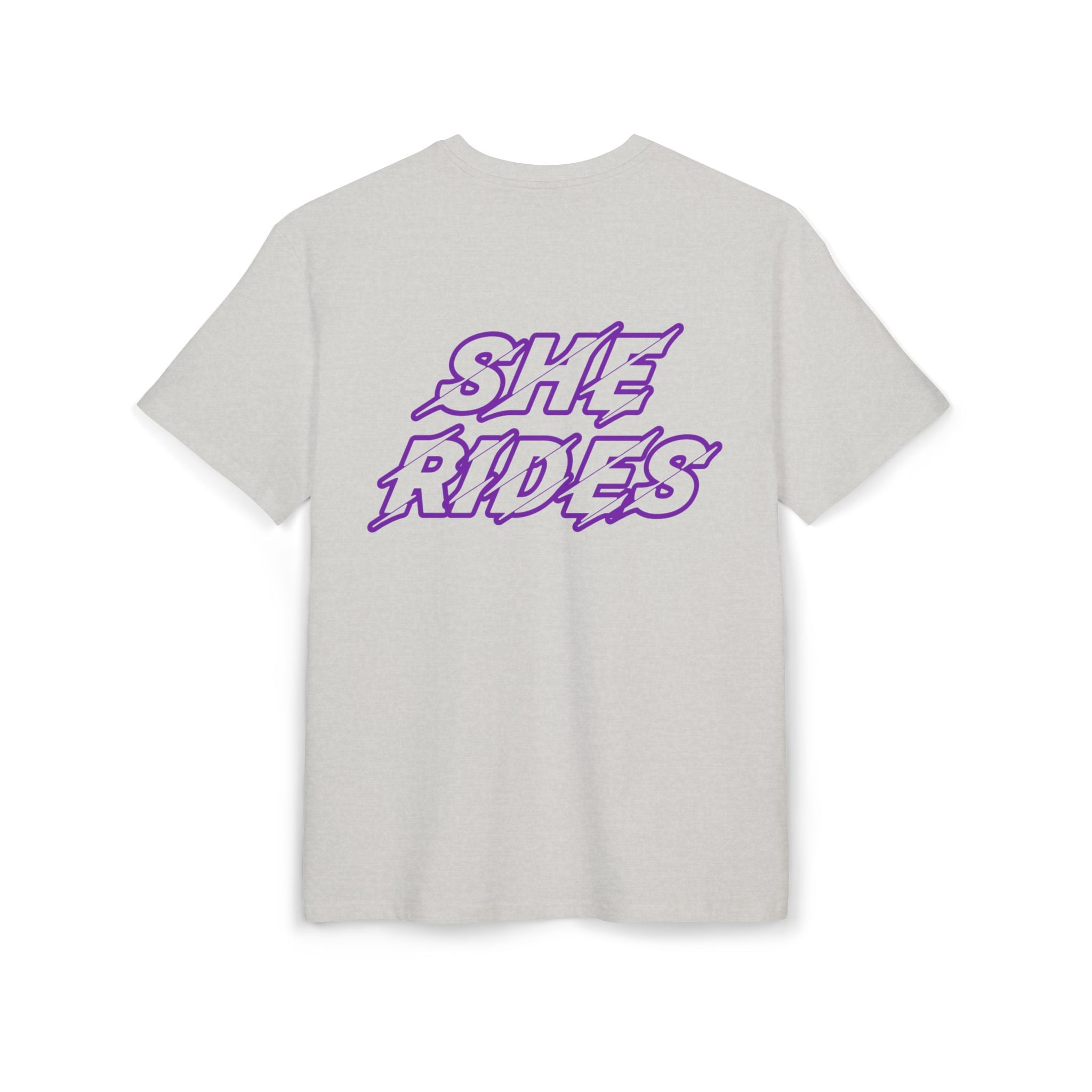 She Rides Oversized T-shirt Paars