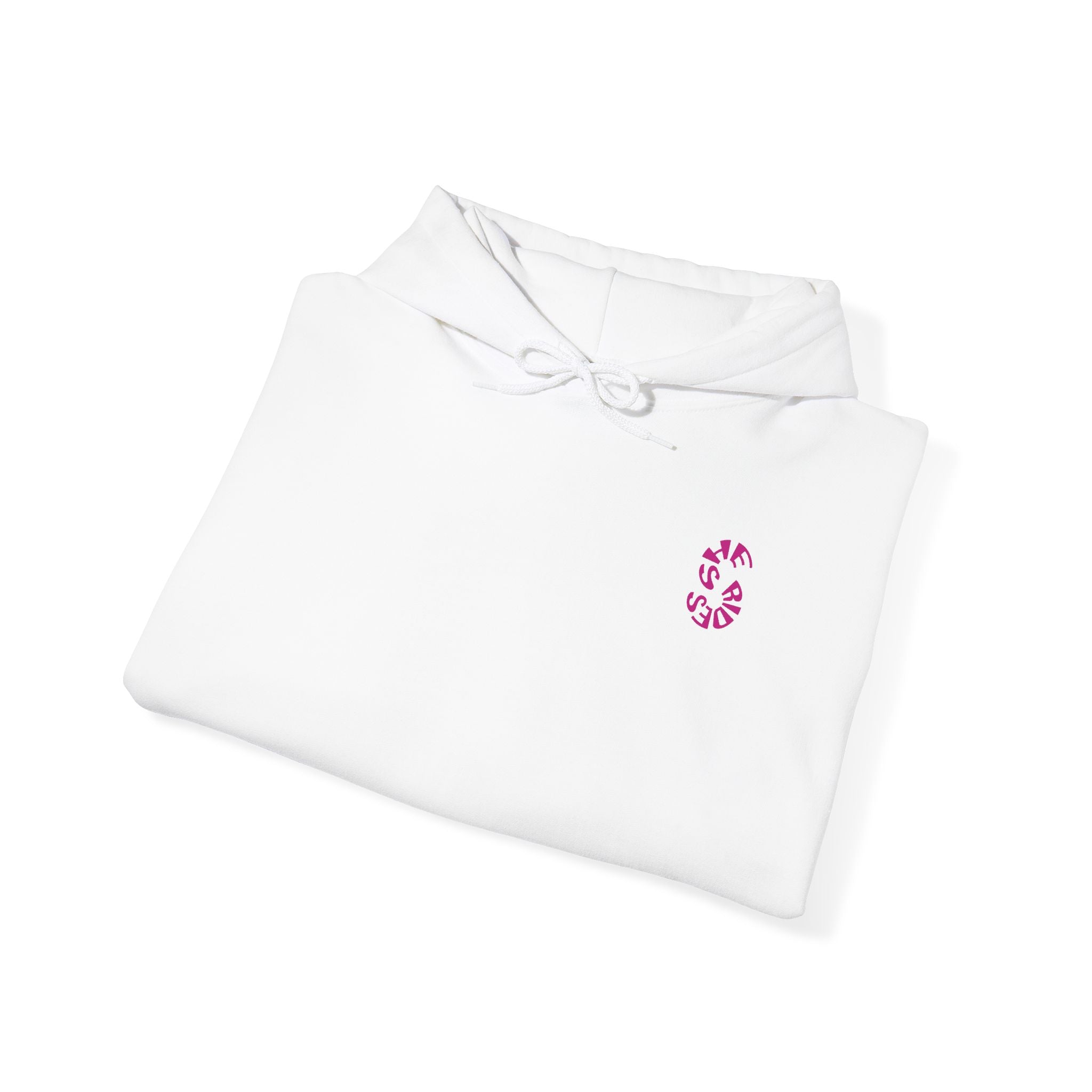 She Rides Original Hoodie Roze