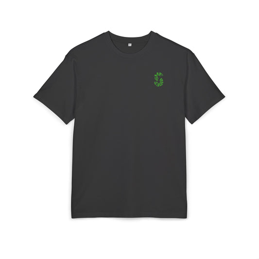 She Rides Oversized T-shirt Groen//Bikergirl T-shirt