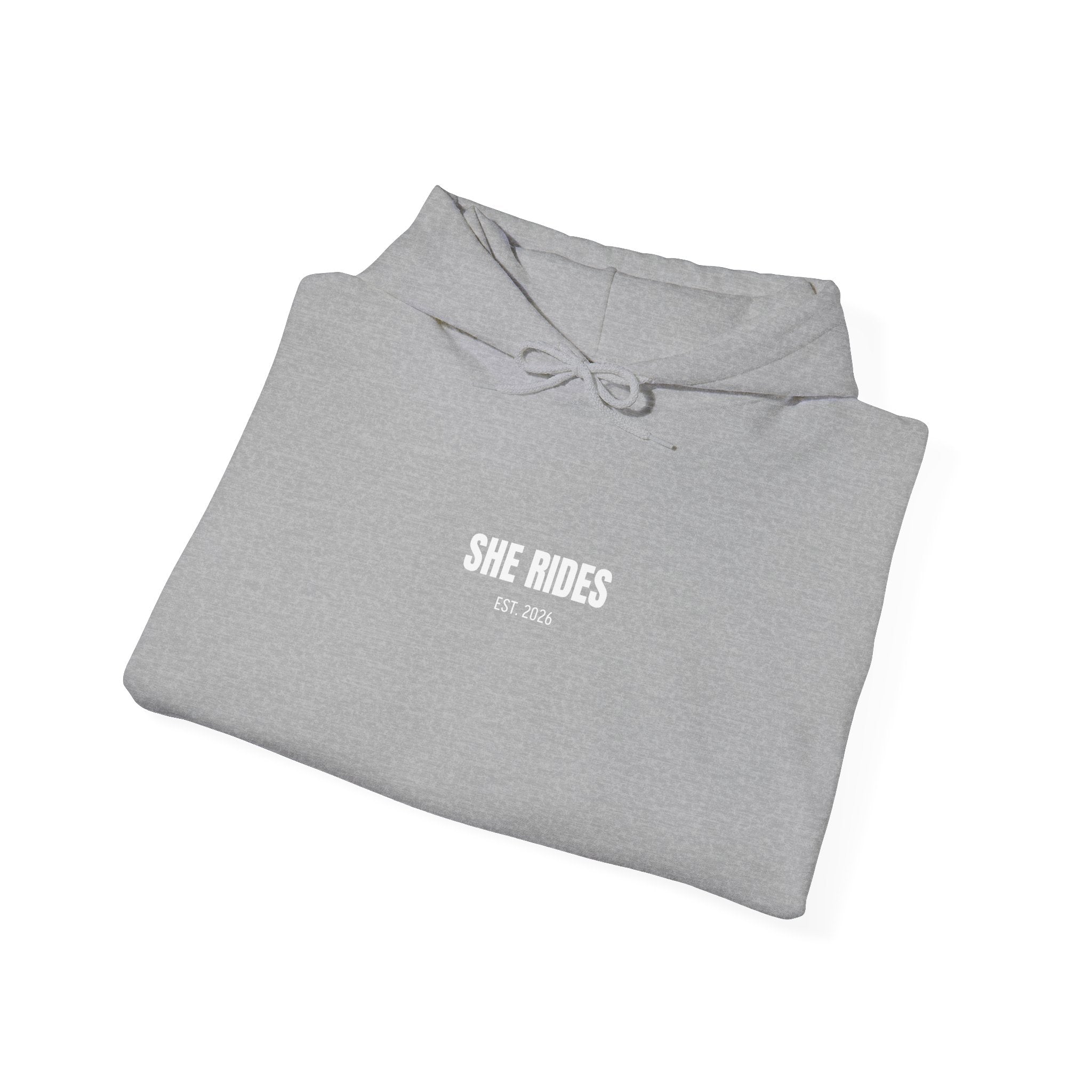 She Rides Basic Hoodie Zwart&Wit
