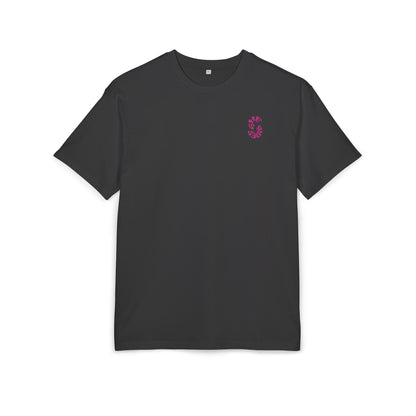 She Rides Oversized T-shirt Roze//Bikergirl T-shirt