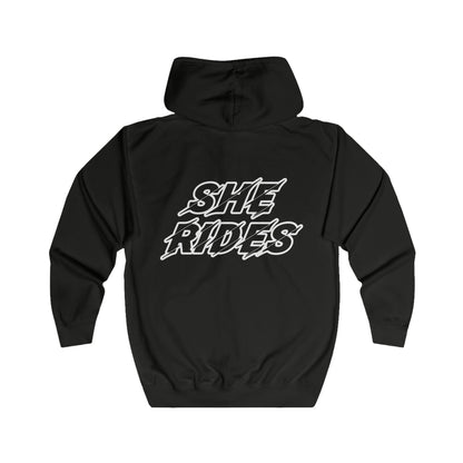 She Rides Original Vest Zwart&Wit//Bikergirl Vest