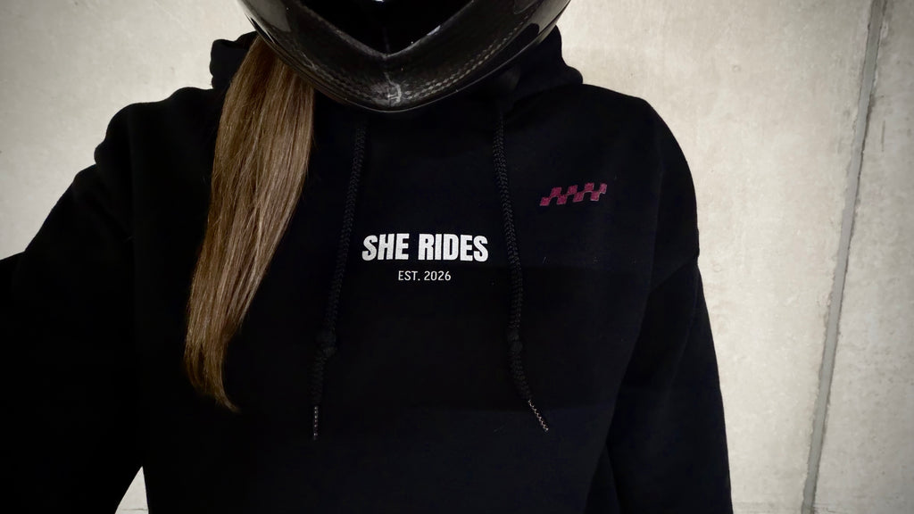 She Rides Limited Edition🏁 Hoodie