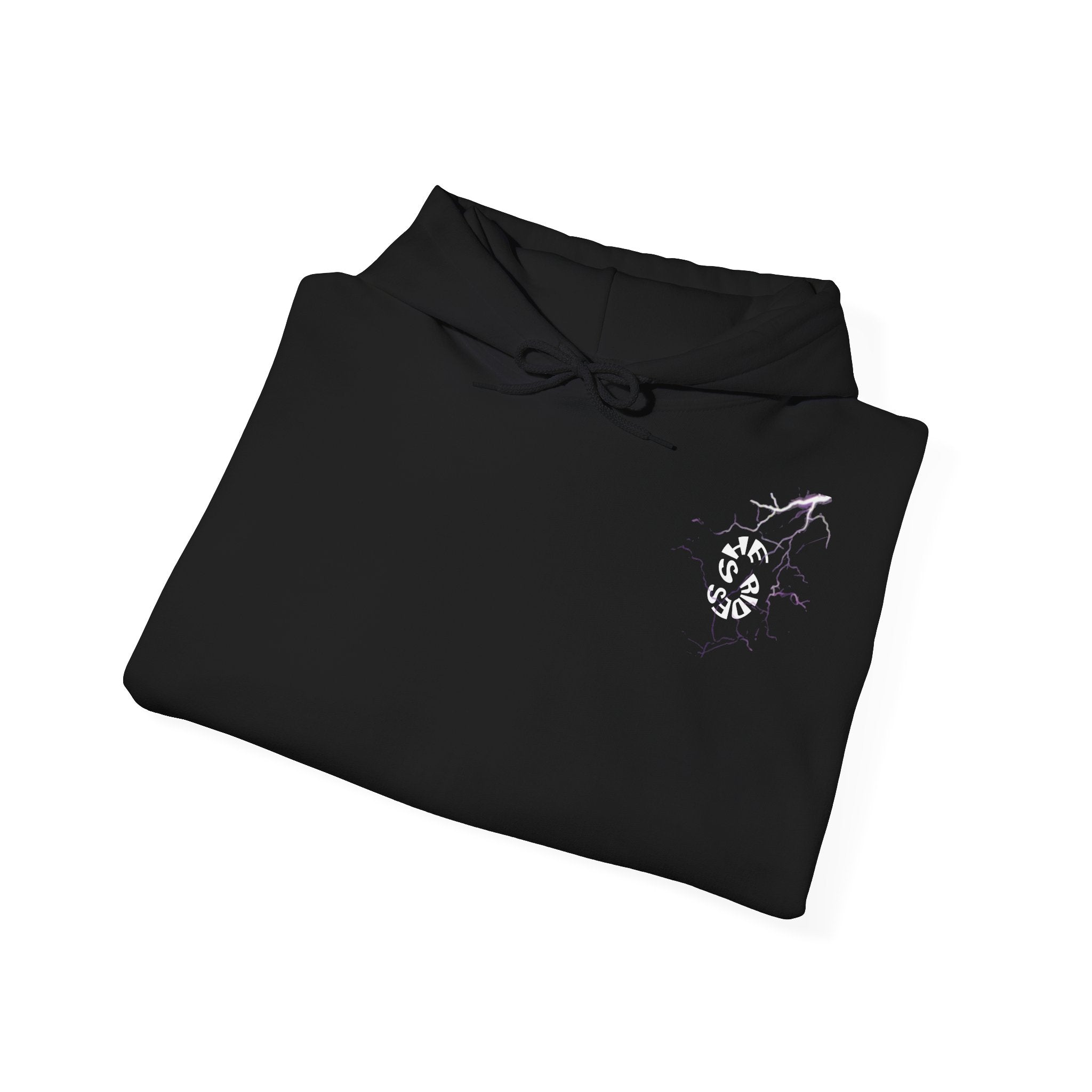 She Rides "try to keep up!" Lightning Hoodie Paars