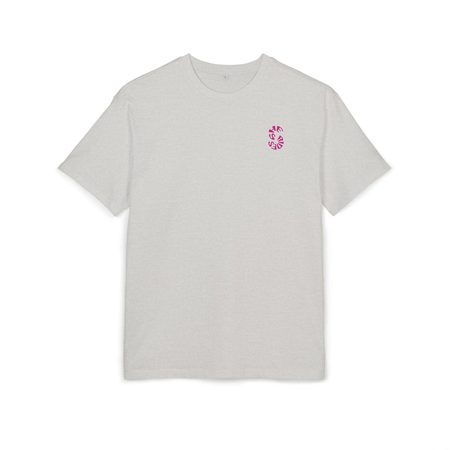 She Rides Oversized T-shirt Roze//Bikergirl T-shirt