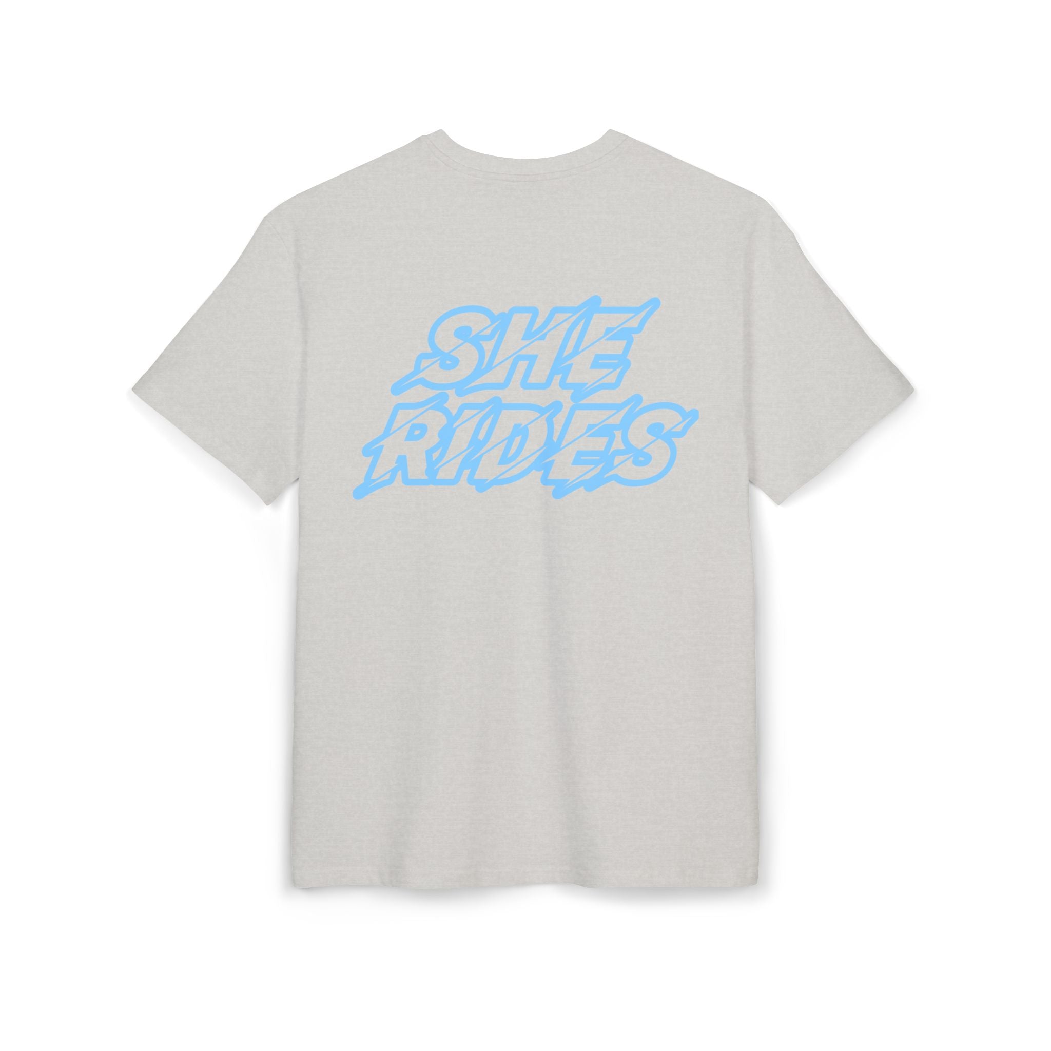 She Rides Oversized T-shirt Blauw