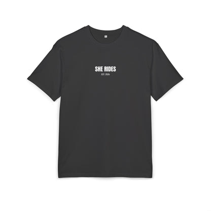 She Rides RideOrDie Oversized T-shirt //Bikergirl T-shirt