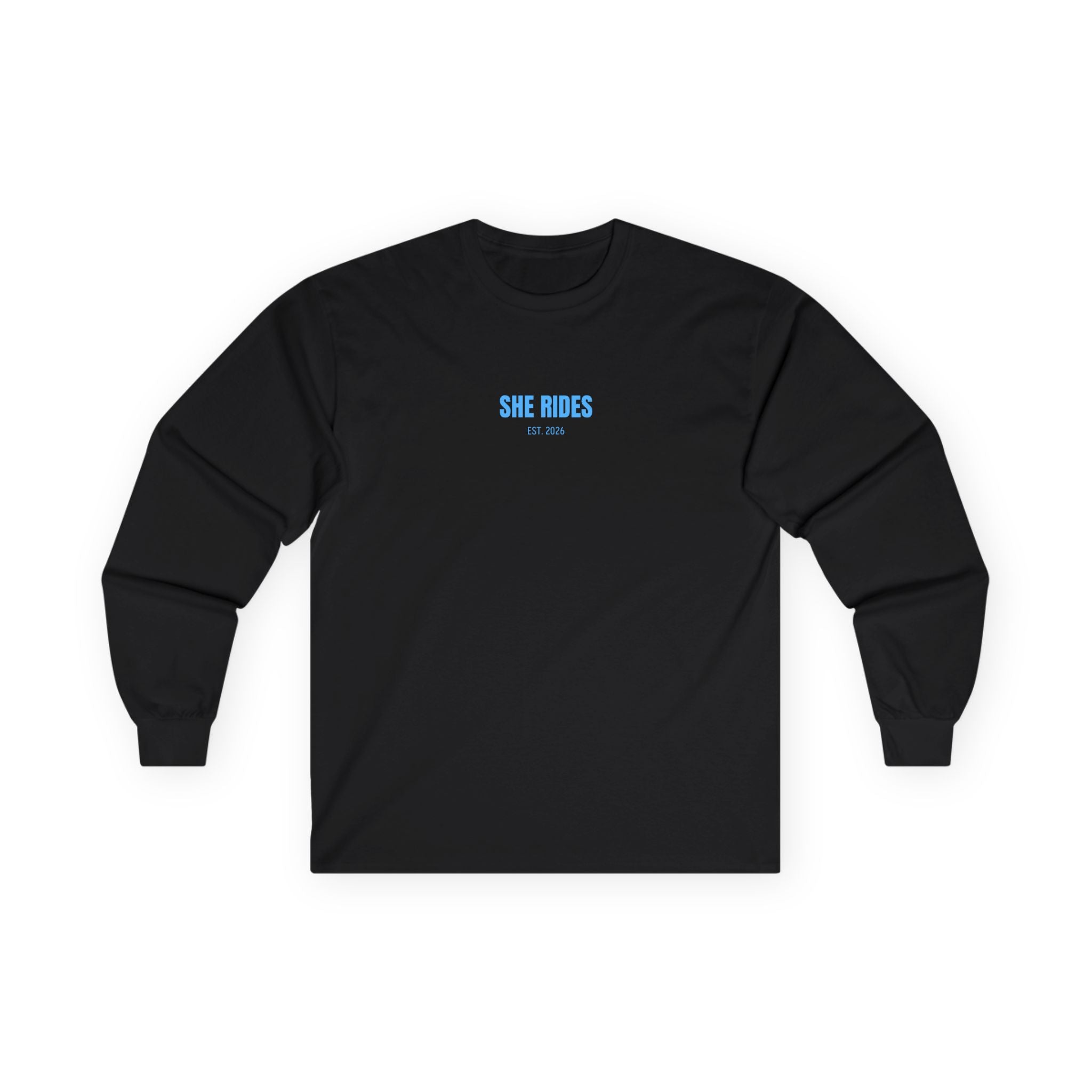 She Rides RideOrDie Long Sleeve Blauw