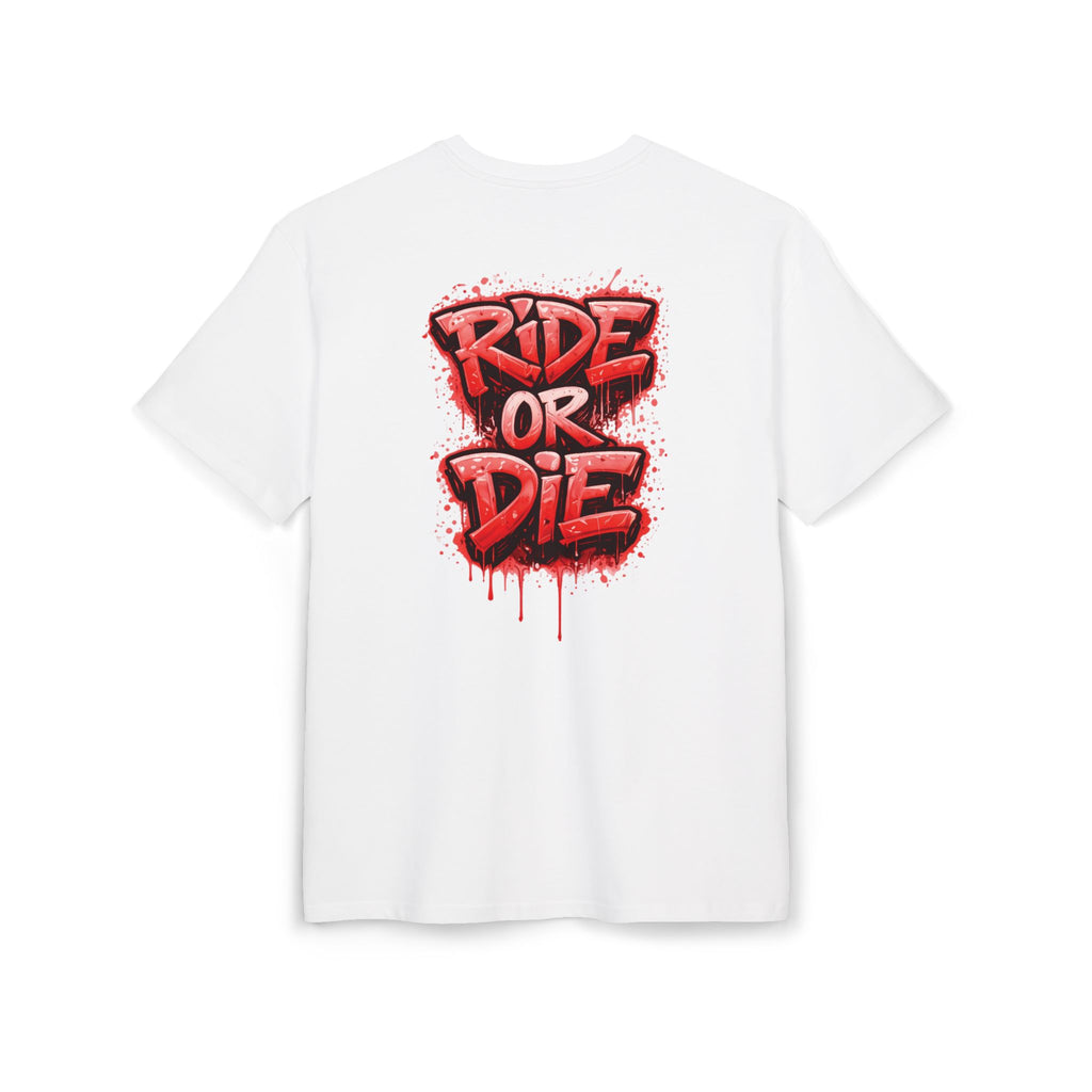 She Rides RideOrDie Oversized T-shirt Rood