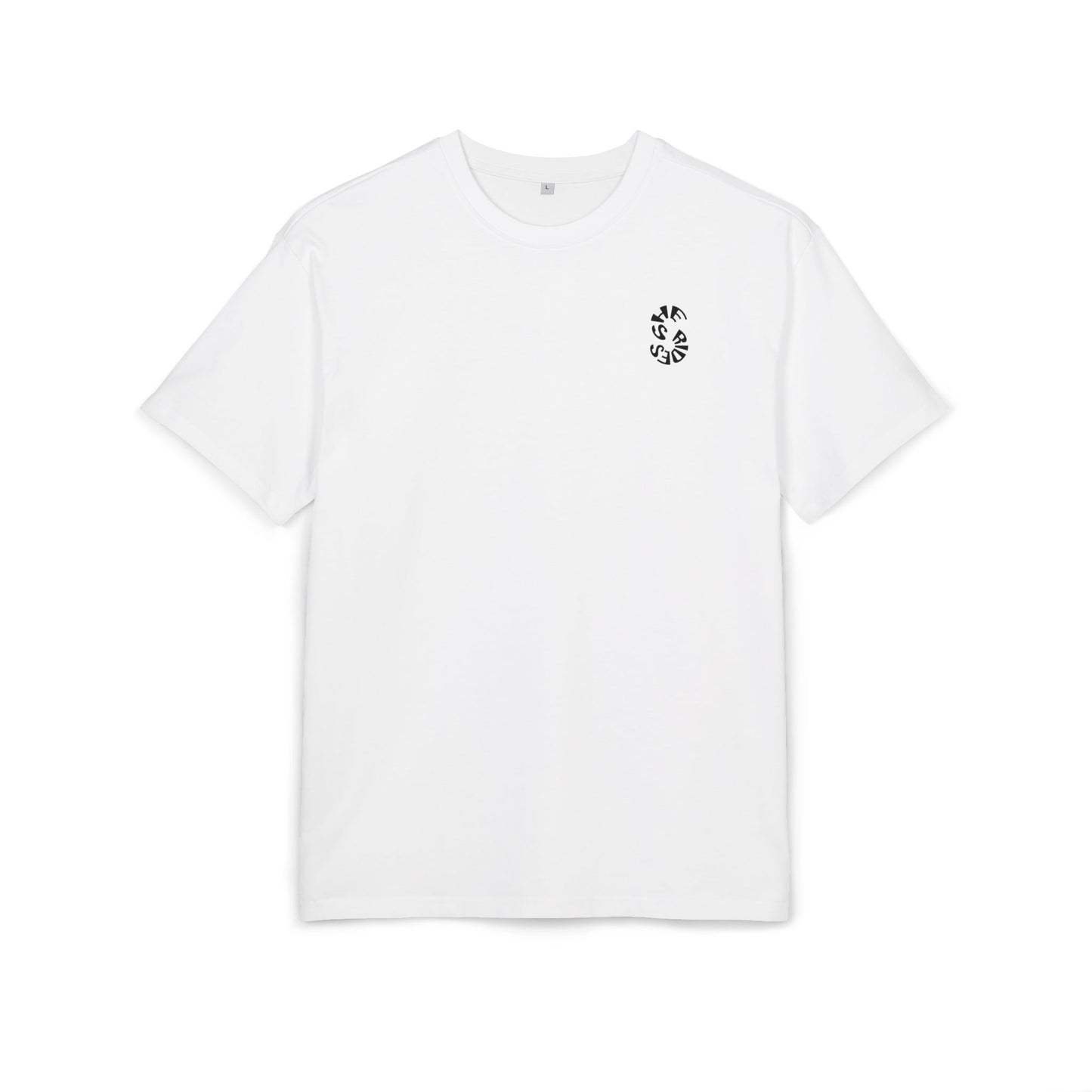 She Rides Oversized T-shirt Zwart&Wit//Bikergirl T-shirt