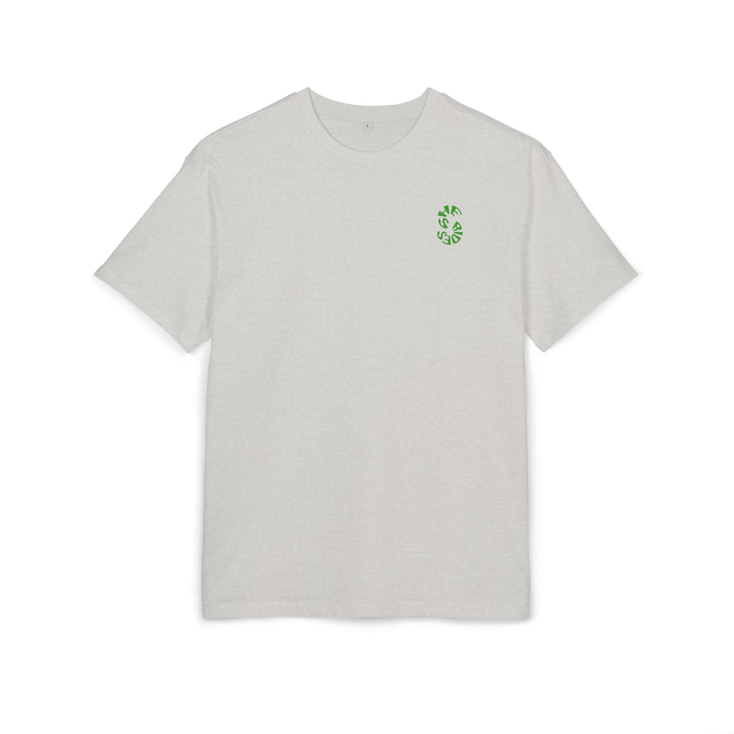 She Rides Oversized T-shirt Groen//Bikergirl T-shirt