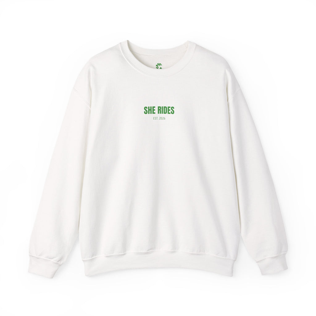 She Rides RideOrDie Sweater Groen