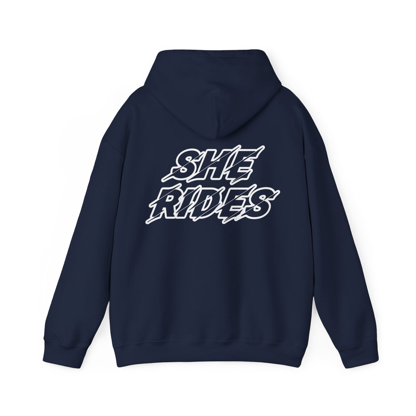 She Rides Original Hoodie Color//Bikergirl Hoodie