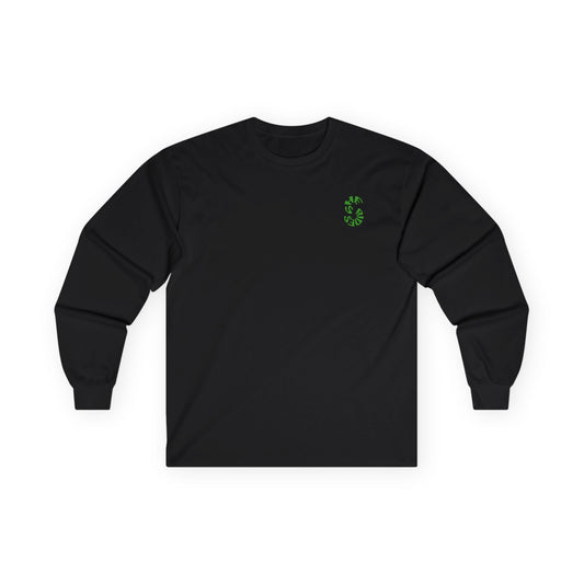 She Rides Logo Long Sleeve Groen//Bikergirl Long Sleeve