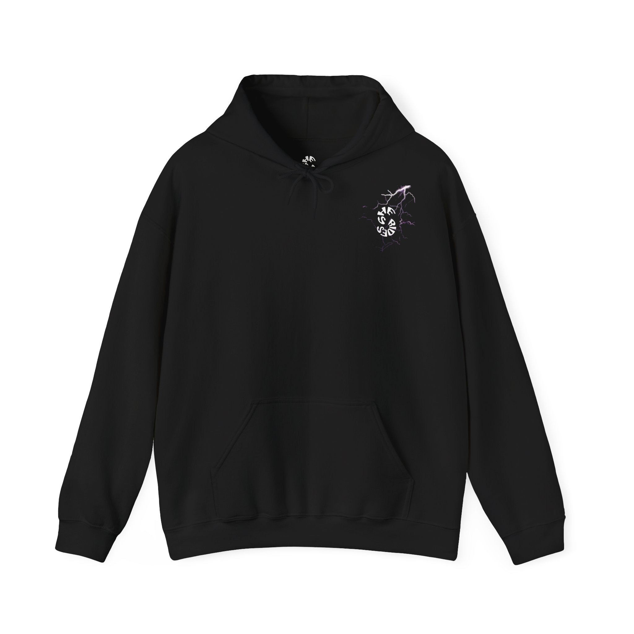 She Rides "try to keep up!" Lightning Hoodie Paars