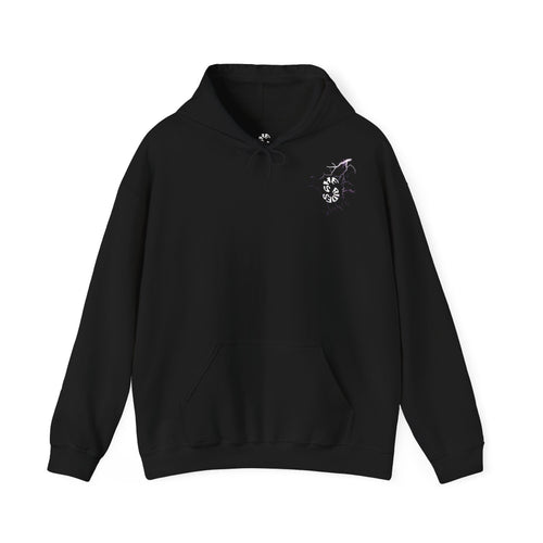 She Rides "try to keep up!" Lightning Hoodie Paars