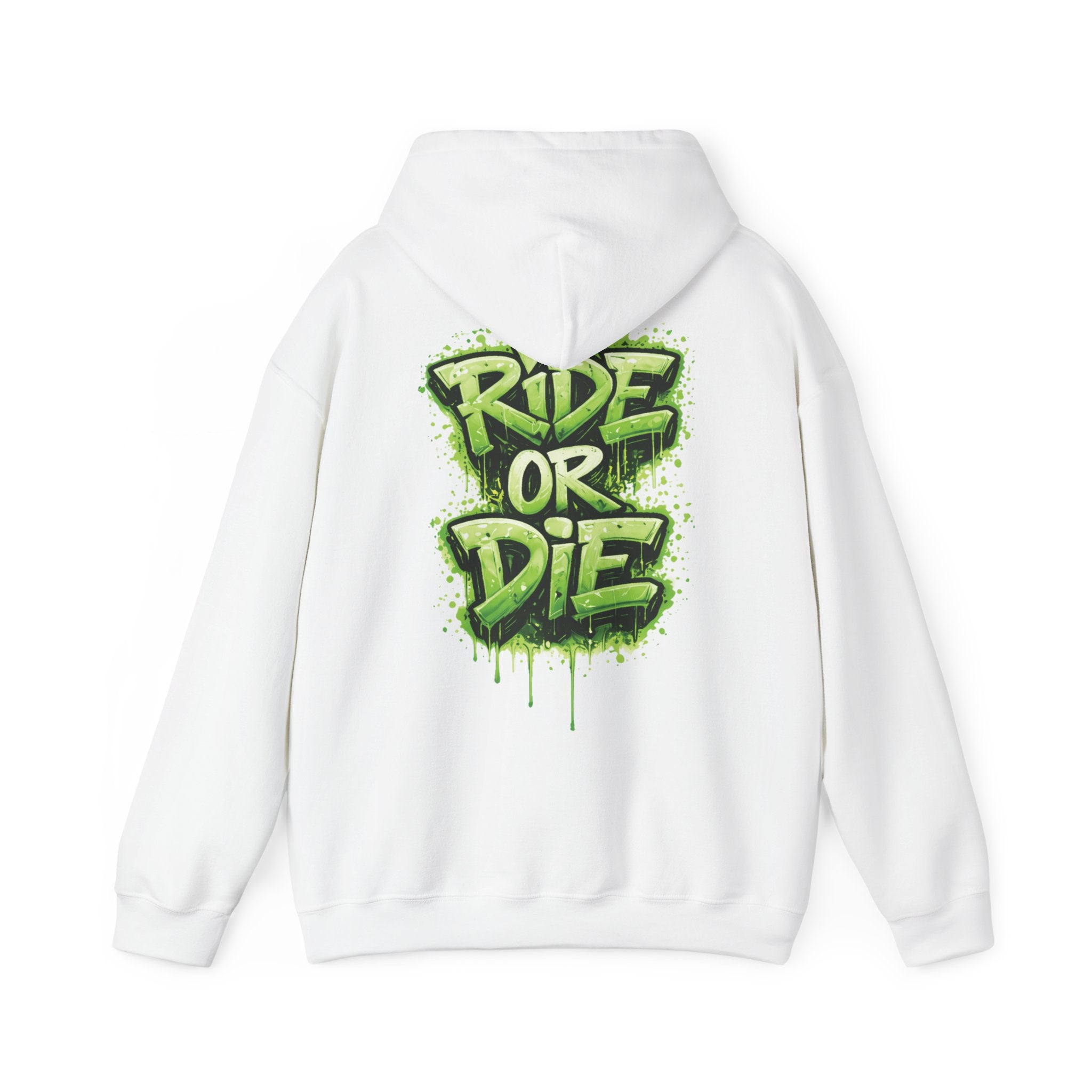 She Rides RideOrDie Hoodie Groen