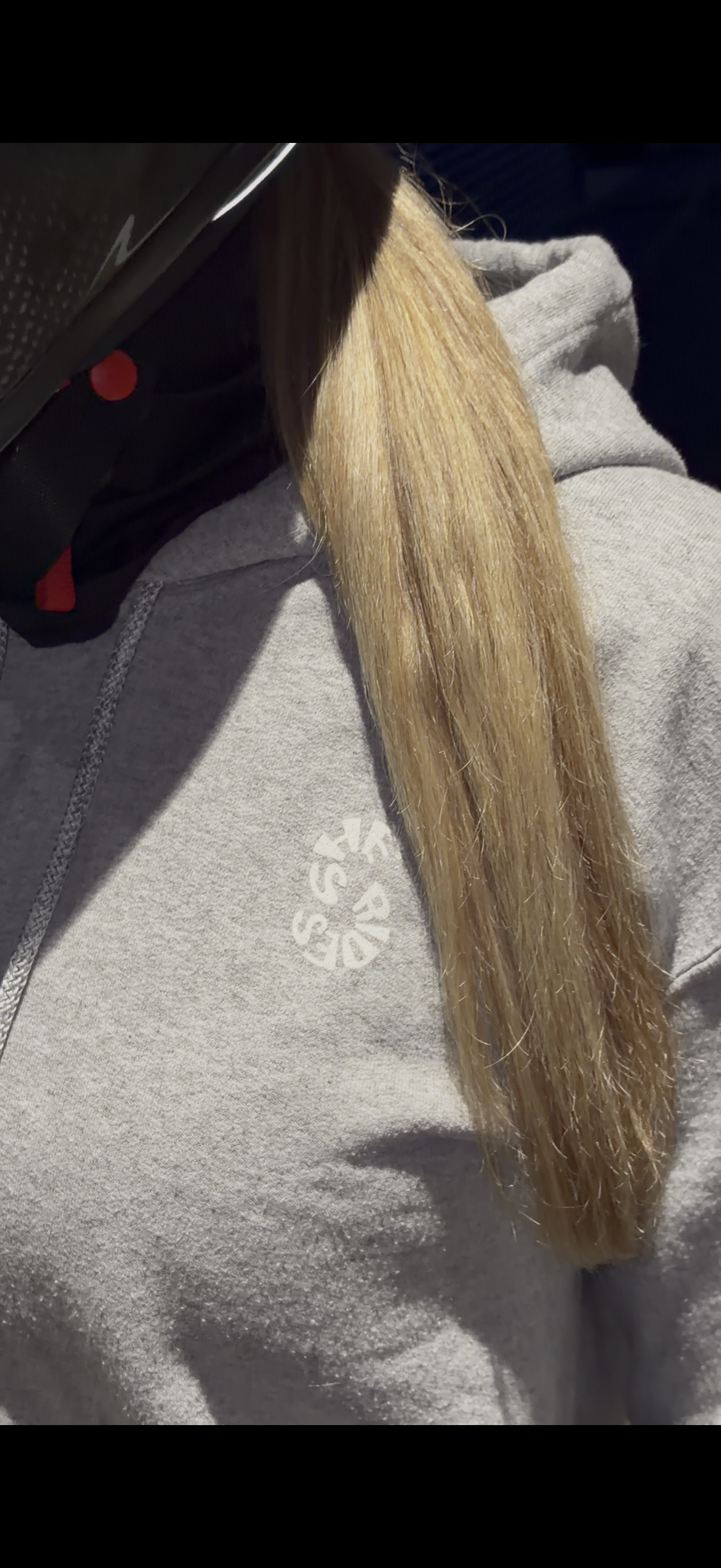 She Rides Original Hoodie Zwart&Wit//Bikergirl Hoodie