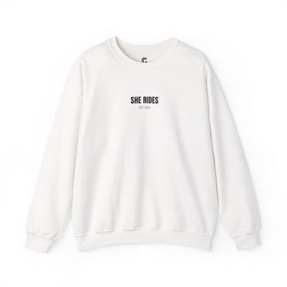 She Rides RideOrDie Sweater//Bikergirl Sweater