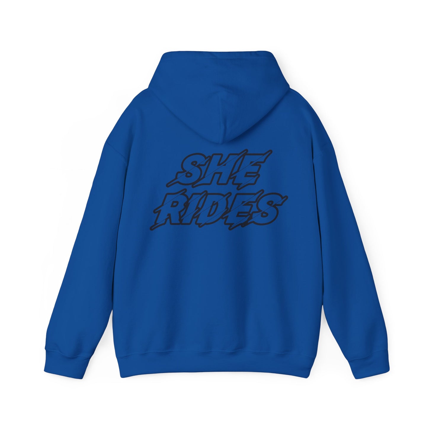 She Rides Original Hoodie Color//Bikergirl Hoodie