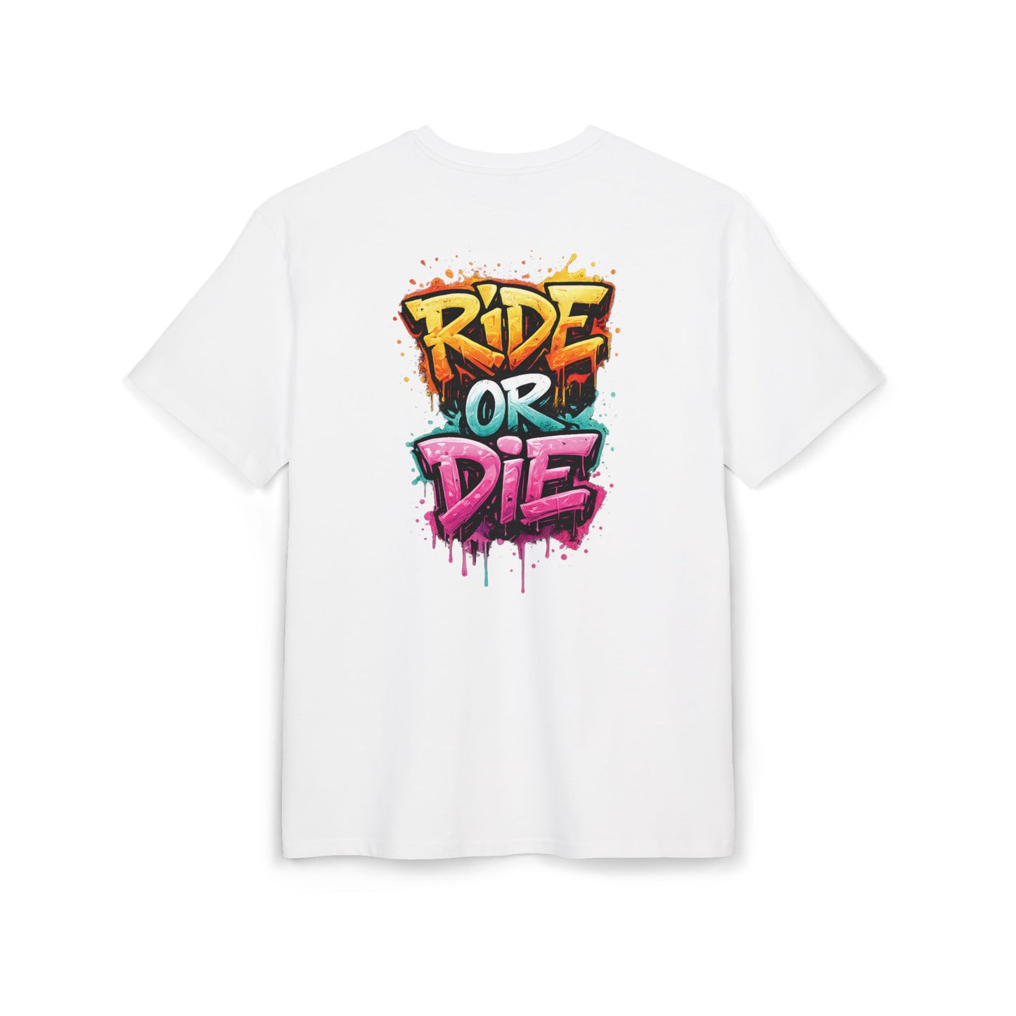 She Rides RideOrDie Oversized T-shirt //Bikergirl T-shirt