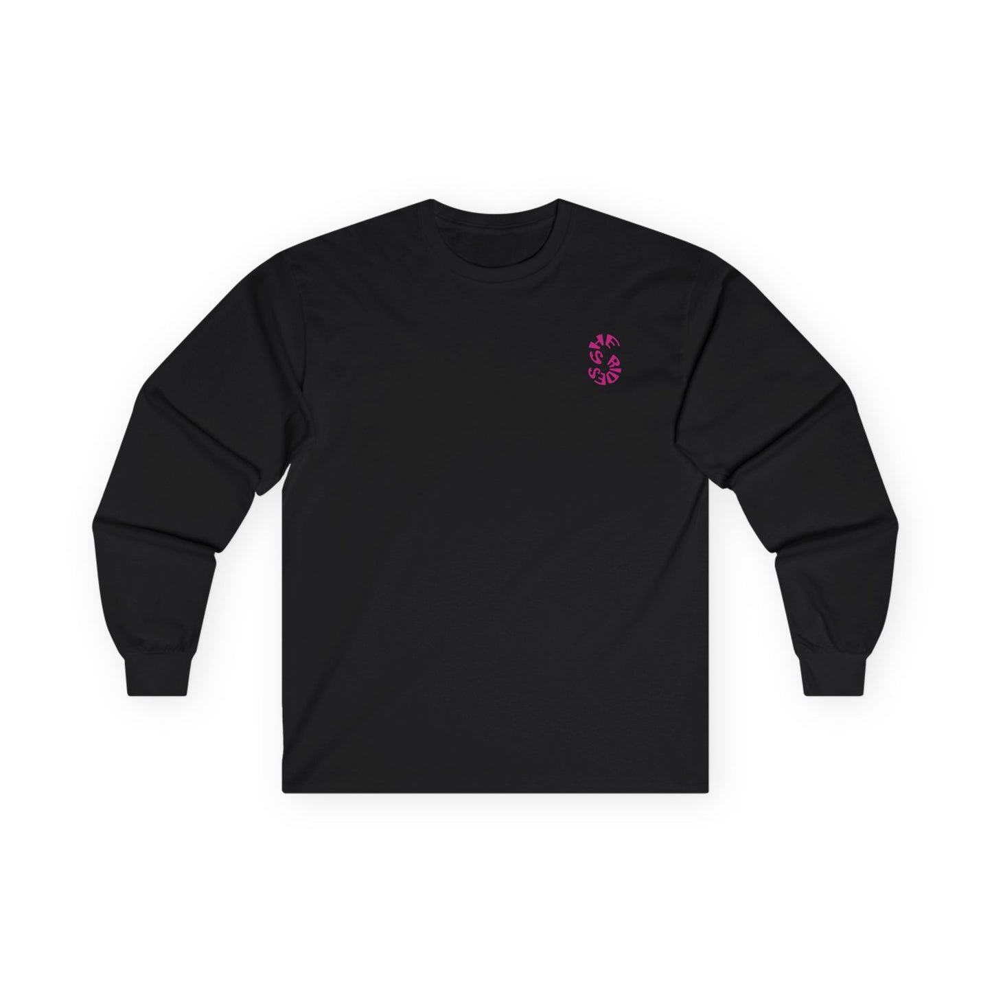 She Rides Logo Long Sleeve Roze//Bikergirl Long Sleeve