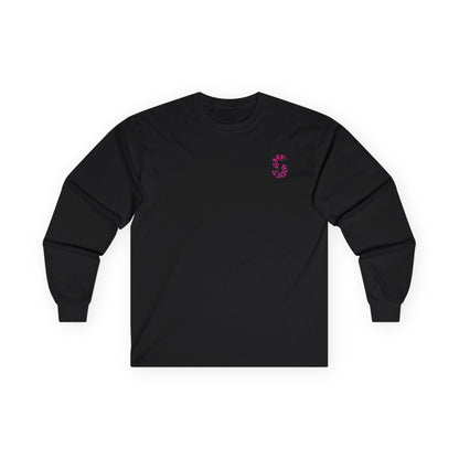 She Rides Logo Long Sleeve Roze//Bikergirl Long Sleeve