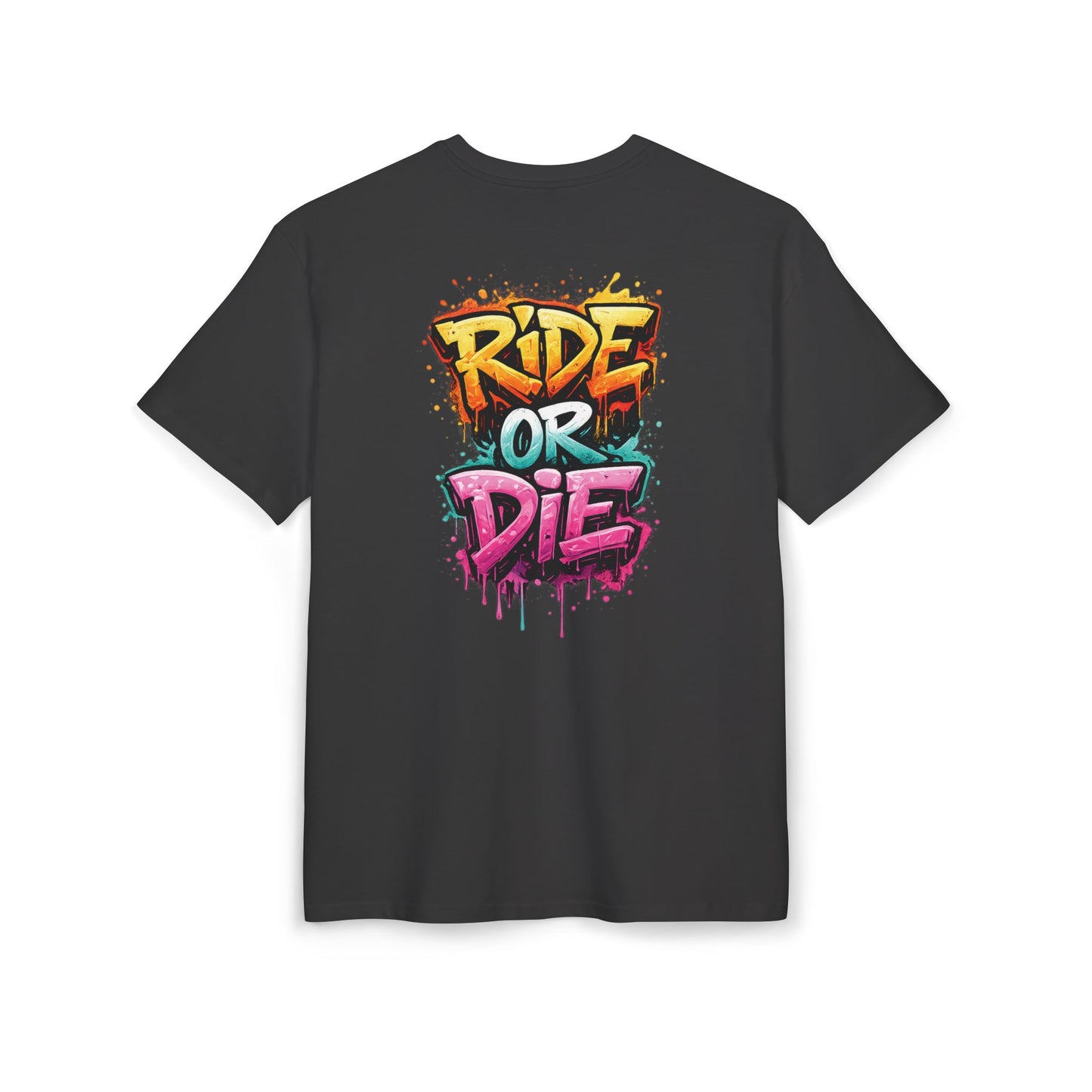 She Rides RideOrDie Oversized T-shirt //Bikergirl T-shirt