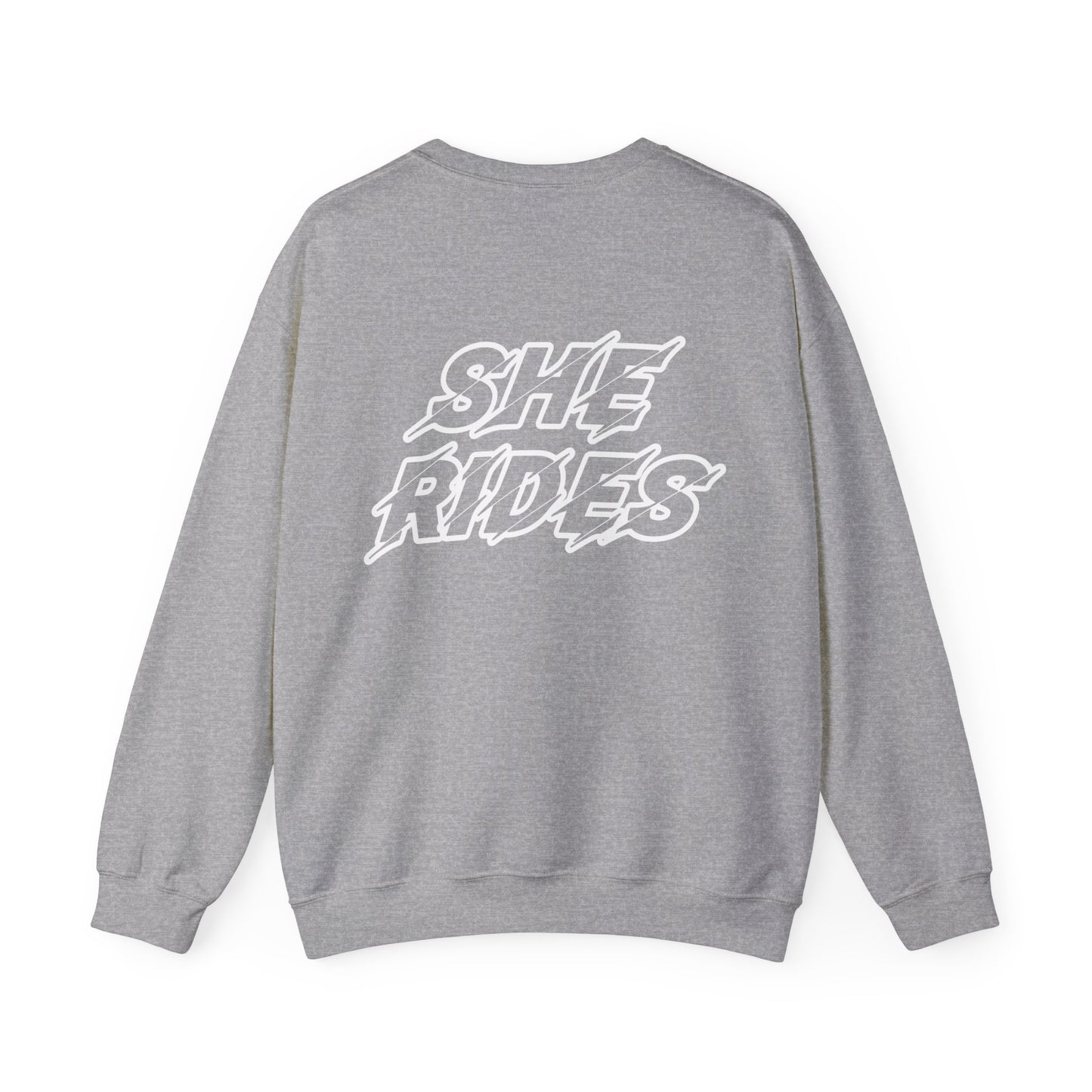 She Rides Original Sweater Zwart&Wit//Bikergirl Sweater
