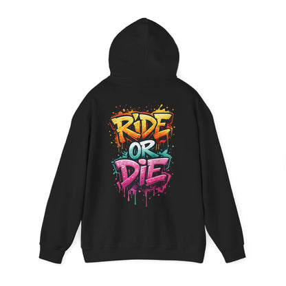 She Rides RideOrDie Hoodie//Bikergirl Hoodie
