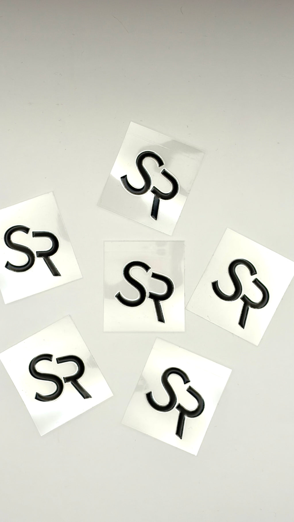 SR Transfer Sticker Zwart (incl. Helmet spray)