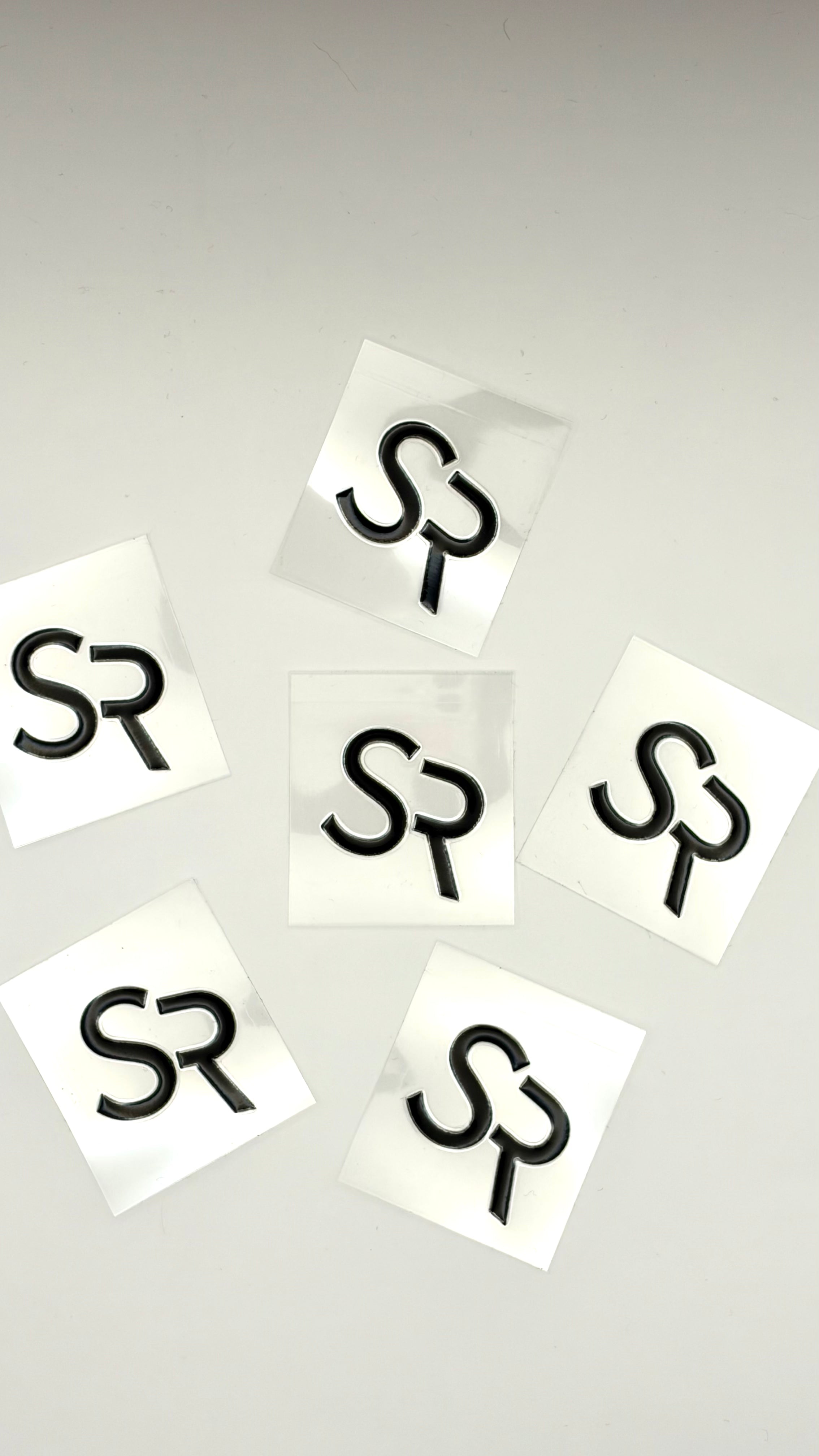 SR Transfer Sticker Zwart (incl. Helmet spray)