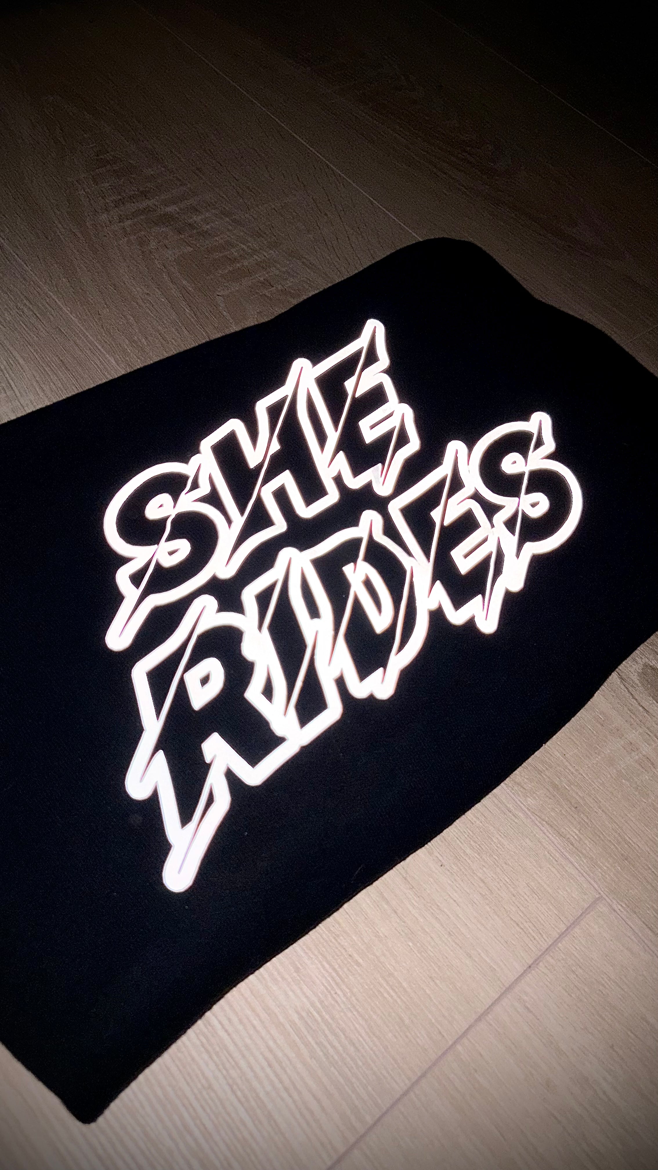 Special Edition- The Reflective She Rides Hoodie🤍